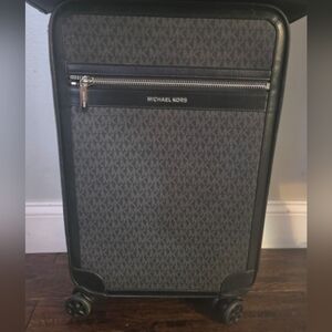 NWT Michael Kors Charcoal MK Monogram Carry-On Suitcase